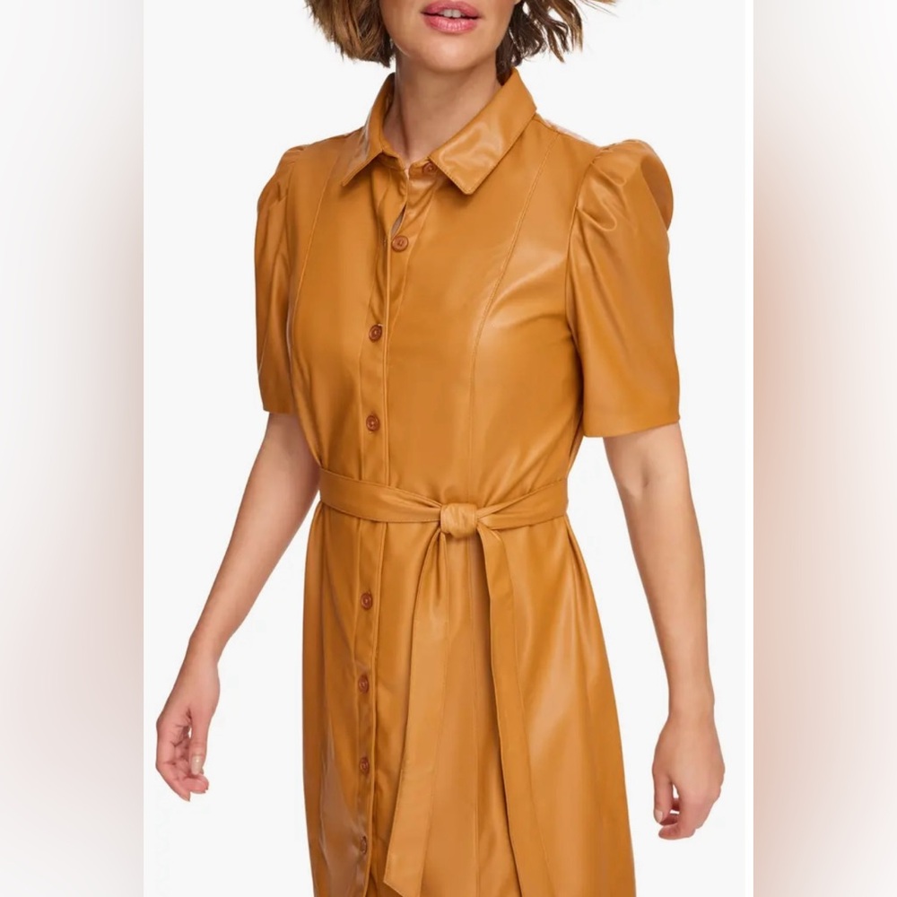 DKNY Women's Tan Mini Dress size 6